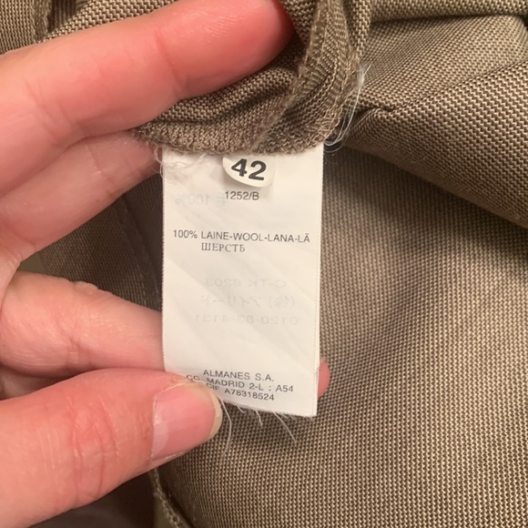 Alain Manoukian 2 Piece Suit Set (Dress & Blazer) with Leopard accent - Picture 12 of 12